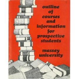 Information Series No 18, Outline of Courses and Information for Prospective Students, 1975