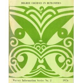 Information Series No 2, Degree Courses in Humanities, 1976