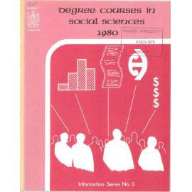 Information Series No 3, Degree Courses in Social Sciences, 1980