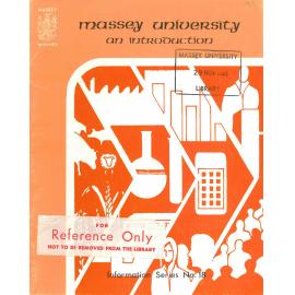 Information Series No 18, Massey University - An Introduction, 1983