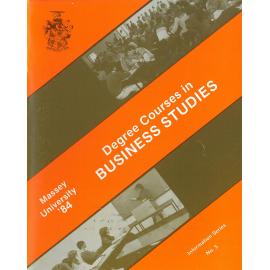 Information Series No 5, Degree Courses in Business Studies, 1984