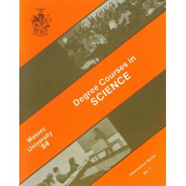 Information Series No 7, Degree Courses in Science, 1984