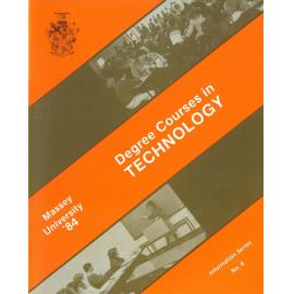 Information Series No 8, Degree Courses in Technology, 1984
