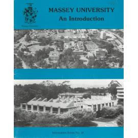 Information Series No 18, Massey University - An Introduction, 1984