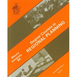 Information Series No 27, Degree Courses in Regional Planning, 1984