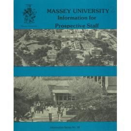 Information Series No 28, Information for Prospective Staff, 1985