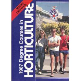 Information Series No 6, Degree Courses in Horticulture, 1987