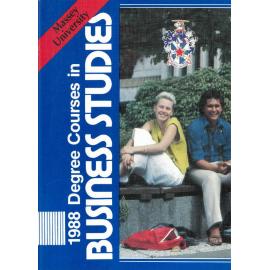 Information Series No 5, Degree Courses in Business Studies, 1988