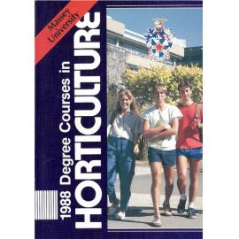 Information Series No 6, Degree Courses in Horticulture, 1988