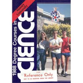 Information Series No 7, Degree Courses in Science, 1988