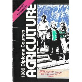 Diploma Courses - Agriculture, 1989