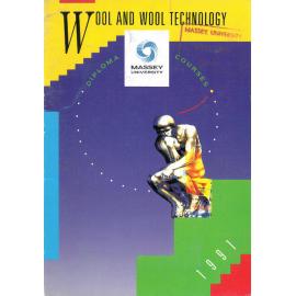 Diploma Courses - Wool and Wool Technology, 1991