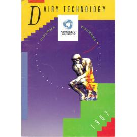 Diploma Courses - Dairy Technology, 1992