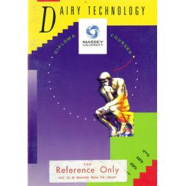 Diploma Courses - Dairy Technology, 1993