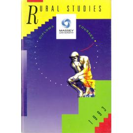 Diploma Courses - Rural Studies, 1993