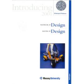 Introducing Bachelor of Design and Master of Design, 2001