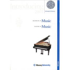 Introducing Bachelor of Music and Master of Music, 2001