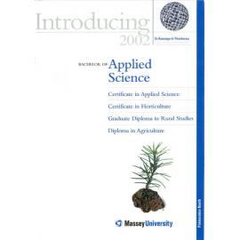 Introducing Bachelor of Applied Science, 2002
