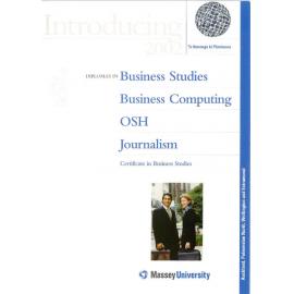 Introducing Diplomas in Business Studies, Business Computing, OSH, Journalism, Certificate in Business Studies, 2002