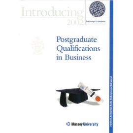 Introducing Postgraduate Qualifications in Business, 2002