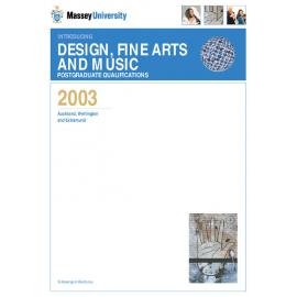 Introducing Design and Fine Arts, 2003