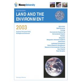 Introducing Land and the Environment, 2003