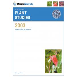 Introducing Plant Studies, 2003