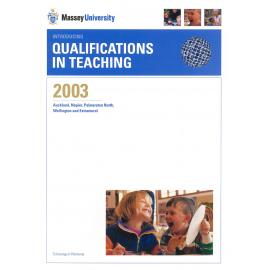 Introducing Qualifications in Teaching, 2003