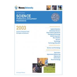 Introducing Science Professional Development Programmes, 2003