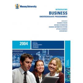 Introducing Business Undergraduate Programmes, 2004