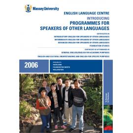 Introducing Programmes for Speakers of Other Languages, 2006