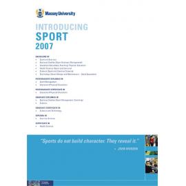 Introducing Sport, 2007