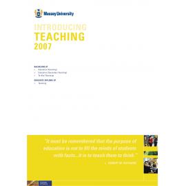 Introducing Teaching, 2007