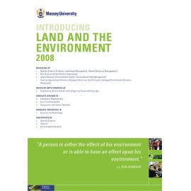 Introducing Land and the Environment, 2008