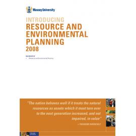 Introducing Resource and Environmental Planning, 2008