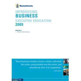 Introducing Business Executive Education, 2009