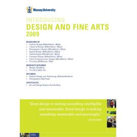 Introducing Design and Fine Arts, 2009