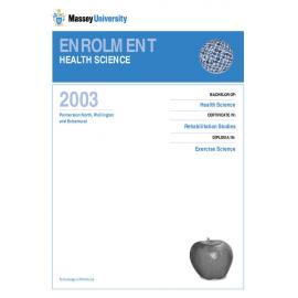 Enrolment Health, 2003