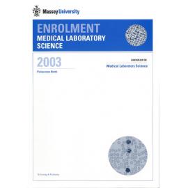 Enrolment Medical Laboratory Science, 2003