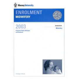 Enrolment Midwifery, 2003