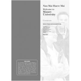 Enrolment Resource and Environmental Planning, 2003