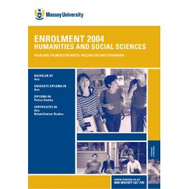 Enrolment Humanities and Social Sciences, 2004