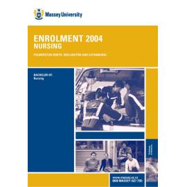 Enrolment Nursing, 2004