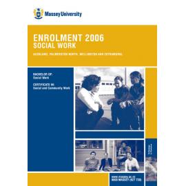 Enrolment Social Work, 2006