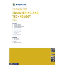 Enrolment Engineering and Technology, 2007