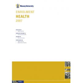 Enrolment Health, 2007