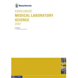 Enrolment Medical Laboratory Science, 2007