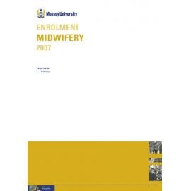 Enrolment Midwifery, 2007