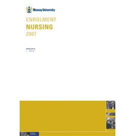 Enrolment Nursing, 2007