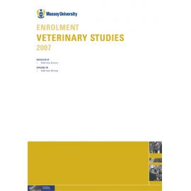Enrolment Veterinary Studies, 2007